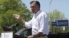 Republican presidential candidate Romney speaks in Hillsborough, New Hampshire, May 18, 2012.