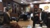 Opposition politician Mu Sochua in a meeting with Deputy Speaker Fadli Zon of the Indonesia lower house on December 7, 2017 in Jakarta. (Courtesy Photo)