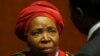 Shugabar Kungiyar Tarayyar Afirka ta AU, Nkosazana Dlamini-Zuma, a lokacin wani taro a birnin Geneva na Switzerland