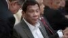 En una foto de archivo el presidente de Filipinas, Rodrigo Duterte, habla en Bejing con el presidente chino Xi Jinping. AP.