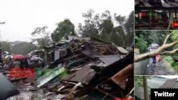 Irin Barnar Da Guguwar Roanu Ta Yi a Bangladesh