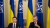 На фото: президент України Володимир Зеленський та генсек НАТО Столтенберг