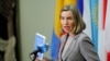 FILE - European Union foreign affairs chief Federica Mogherini.
