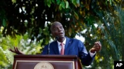 Le président haitienprésident Jovenel Moïse.