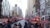 'Yan sanda sun datse wata hanya a kusa da inda aka samu fashewa a birnin New York