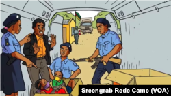 Cartaz de campanha educativa.Rede Came, Moçambique