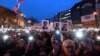Demonstrators attend a protest called "Let's stand for decency in Slovakia" in reaction to the murder of Slovak investigative reporter Jan Kuciak and his fiancee, Martina Kusnirova, in Bratislava, Slovakia, March 9, 2018.