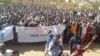 Dandazon masu zanga zangar lumana na kungiyoyin fararen hula da suka fita domin nuna adawa da sabon tsarin haraji a Yamai