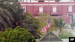 FILE - The U.S. Consulate building in Jeddah, Saudi Arabia