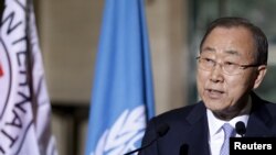 联合国秘书长潘基文（资料照片）