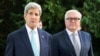 ABD Dışişleri Bakanı John Kerry Almanya Dışişleri Bakanı Frank-Walter Steinmeier ile 