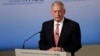 U.S. Defense Minister Jim Mattis speaks during the Munich Security Conference in Munich, Germany, Friday, Feb. 17, 2017.