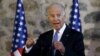 U.S. Vice President Joe Biden speaks during a joint news conference with Turkish Prime Minister Ahmet Davutoglu (not pictured) in Istanbul, Turkey, Jan. 23, 2016. 