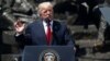 President Donald Trump gives a public speech in front of the Warsaw Uprising Monument at Krasinski Square, in Warsaw, July 6, 2017.