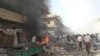 Syrian Airstrikes Kill Dozens at Aleppo Market