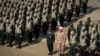 Pasukan Korps Pengawal Revolusi Islam saat pelatihan di wilayah Aras, Provinsi Azerbaijan Timur, iran, 17 Oktober 2022. (Foto: IRGC/WANA (West Asia News Agency) via REUTERS)
