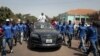 Serifo Nhamadjo presidente de transição da Guiné-Bissau, em campanha em Março de 2012